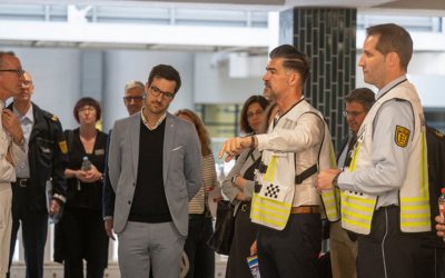 Großübung einer Lebensbedrohlichen Einsatzlage (LebEL) an der Universitätsklinik Freiburg in Zusammenarbeit mit dem Polizeipräsidium Freiburg